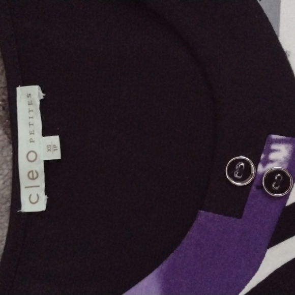 CLEO PETITES Tunic Length TOP or DRESS Pattern Block with a LACE SHEER Bak Panel - Picture 6 of 6